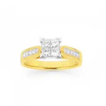 Prouds 18ct gold diamond engagement ring offer