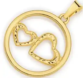 Prouds 9ct gold pendant offer