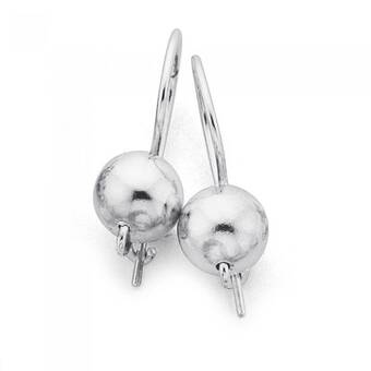 Prouds Sterling sterling silver euroball earrings offer