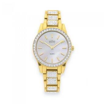 Prouds Elite ladies crystal set watch offer