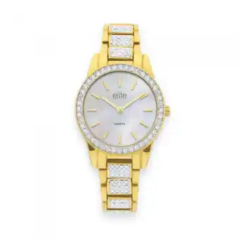 Prouds Elite ladies crystal set watch offer