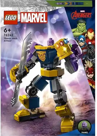 Kmart Lego marvel avengers movie 4 thanos mech armour 76242 offer