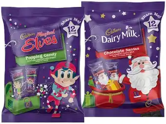 IGA Cadbury santa, magical elves or marshmallow santa share bag 144‑175g selected varieties offer