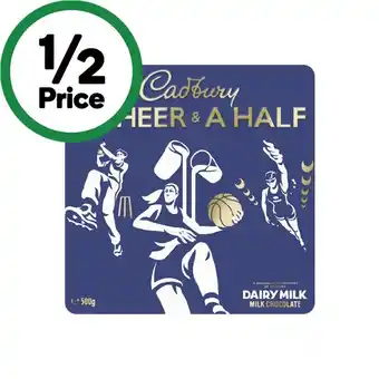 Woolworths Cadbury gift box tin 500g offer
