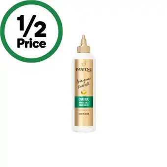 Woolworths Pantene frizz control smoothing leave-in hair cream 270ml offer