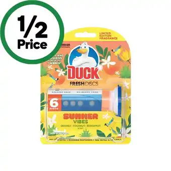 Woolworths Duck fresh discs toilet cleaner 36ml offer