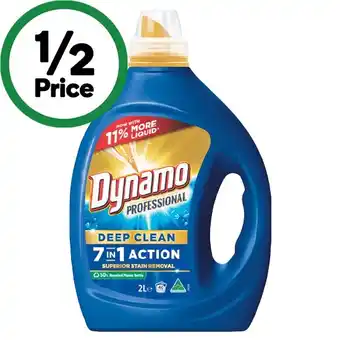 Woolworths Dynamo professional laundry liquid 2 litre offer