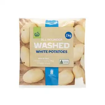 Woolworths Australian washed white potatoes 2 kg pack offer
