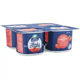 Dairy farmers thick & creamy yoghurt 4 x 110g