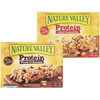 Woolworths Nature valley protein bars 152g pk 4 offer
