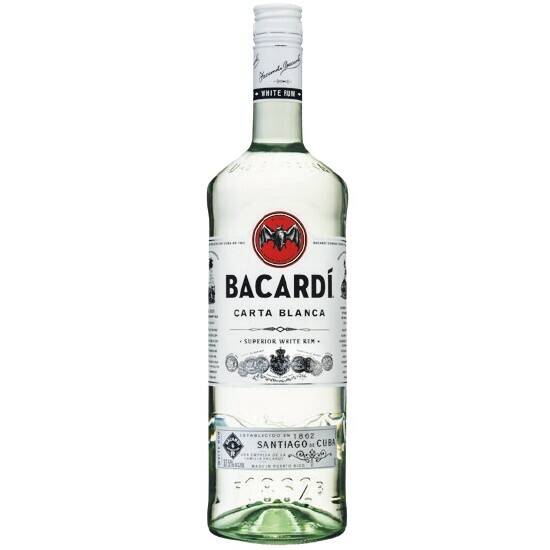 Bacardi superior white rum 1 litre offer at Woolworths