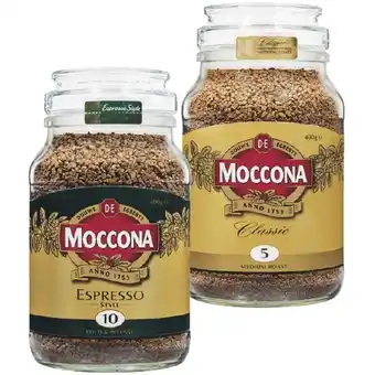 Woolworths Moccona freeze dried coffee 400g offer