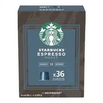 Woolworths Starbucks capsules pk 36 offer