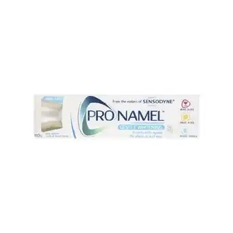 Woolworths Sensodyne pronamel gentle whitening toothpaste 110g offer