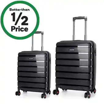 Woolworths Suissewin swiss suitcase lightweight with tsa locker 8 wheels hardcase 2 pc set offer