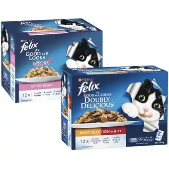 Woolworths Felix wet cat food pk 12 x 85g offer