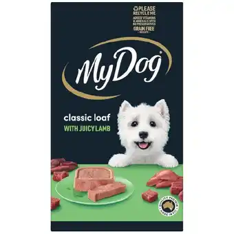 Woolworths My dog wet dog food pk 6 x 100g offer