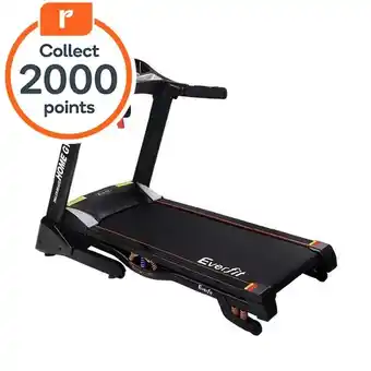Woolworths Everfit electric treadmill chi-480 18kmh 480mm belt 3.5hp auto incline folding offer