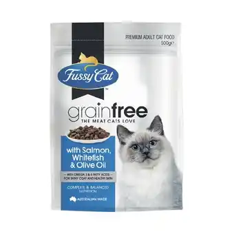 Woolworths Fussy cat dry cat food 450-500g offer