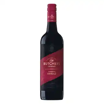 Woolworths Butchers friend shiraz 750ml offer
