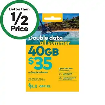 Woolworths Optus $35 starter kit offer