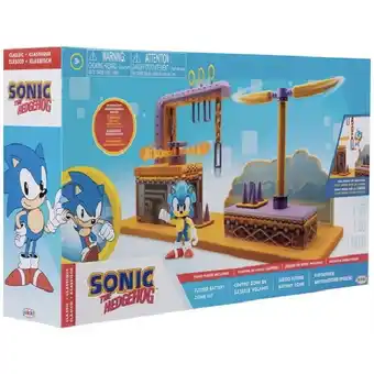 Woolworths Jakks pacific sonic the hedgehog flying battery zone 2.5 inch figure playset offer