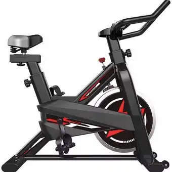 Woolworths Fitness master exercise spin bike 8 kg flywheel lcd fitness workout offer
