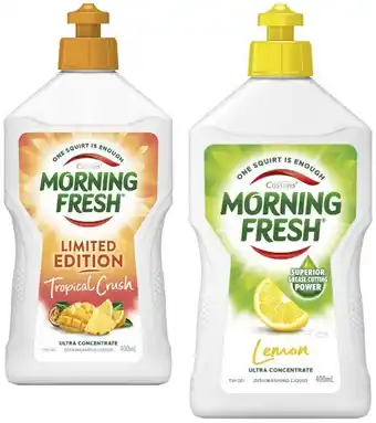 Coles Morning fresh dishwashing liquid 400ml offer