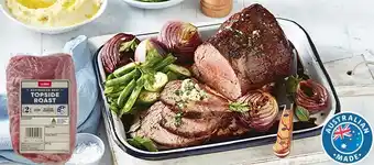 Coles Coles australian no added hormones beef roast topside offer