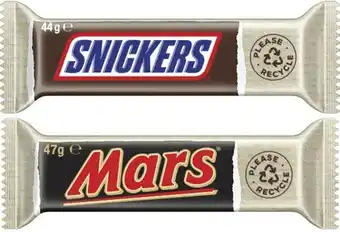 Coles Mars chocolate bar 35g-56g offer