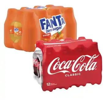 Coles Coca-cola, fanta or sprite soft drink 12x300ml offer
