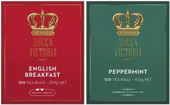 Queen victoria tea 100 pack