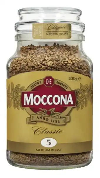 Coles Moccona freeze dried instant coffee 200g offer