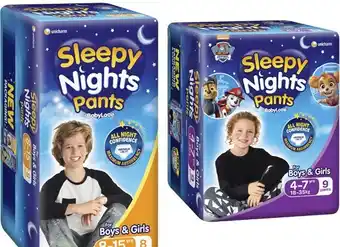 Coles Babylove sleepy night pants 8 pack-12 pack offer