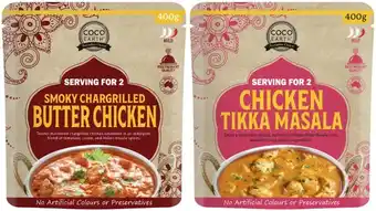 Coles Coco earth chicken curry 400g offer