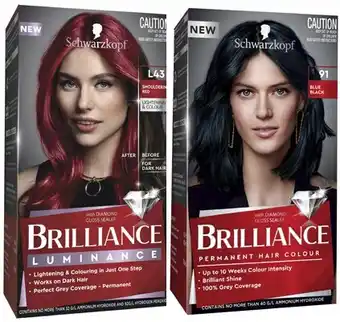 Coles Schwarzkopf brilliance colourant 1 pack offer