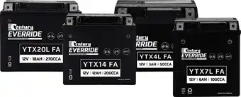 SuperCheap Auto Century everride powersports batteries^ offer