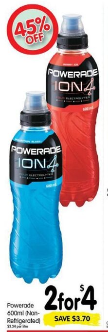 Powerade 600ml