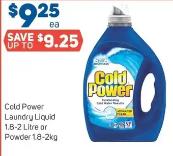 Foodland Cold power laundry liquid 1.8-2 L offer