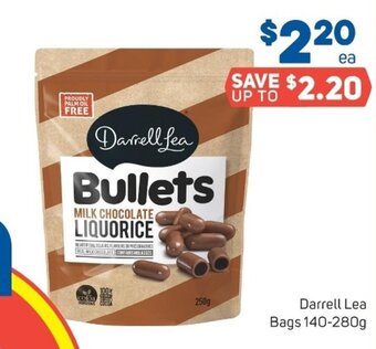 Foodland Darrell lea bags 140-280g offer