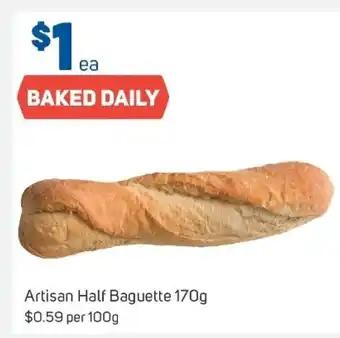 Foodland Artisan half baguette 170g offer