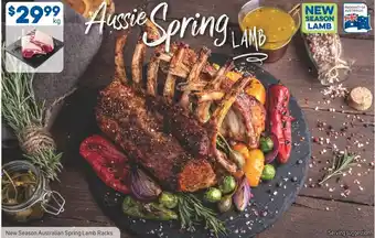 Foodland New season australian springh lamb racks offer