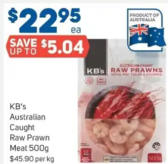 Foodland ught raw prawn meat 500g offer
