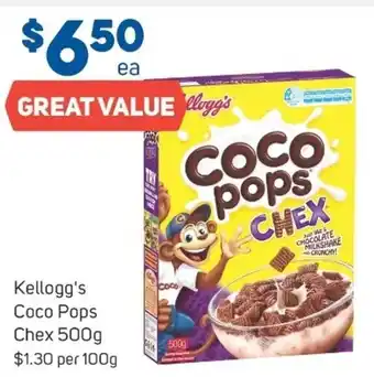 Foodland Kellogg's coco pops chex 500g offer