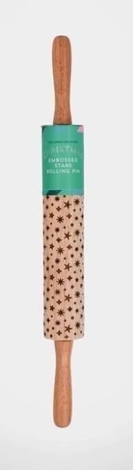 Myer The cooks collective christmas embossed rolling pin offer