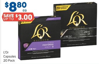 Foodland L'or capsules 20 pack offer