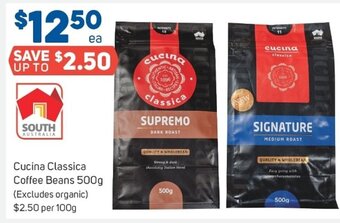Foodland Cucina classica coffee beans 500g offer