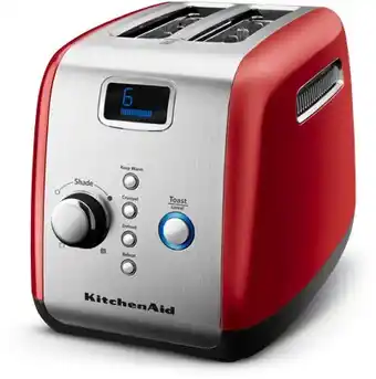 Kitchenaid artisan 2-slice toaster in red