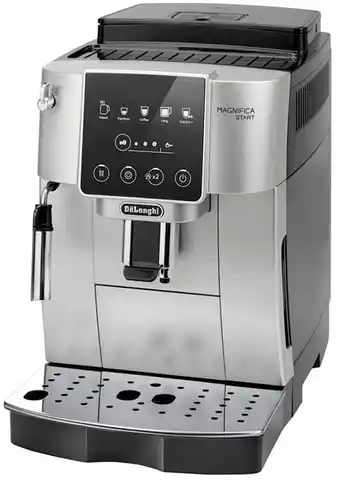 De’longhi magnifica start fully automatic coffee machine in silver