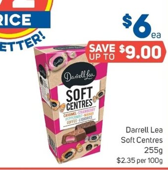 Foodland Darrell lea soft centres 255g offer